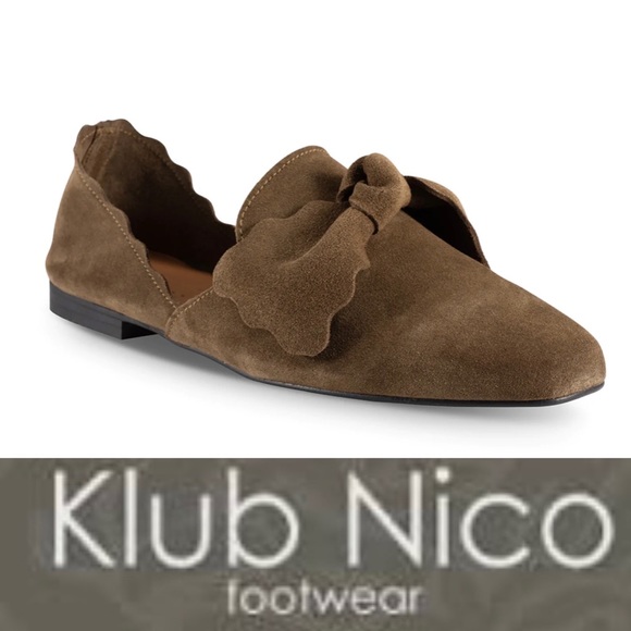 Klub Nico Shoes Klub Nico Giovana Olive Suede Flats 8 Poshmark